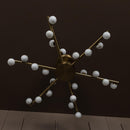 Gine Marble Bulk Antique Chandelier 85 Cm - Heka Lighting & Trading Limited