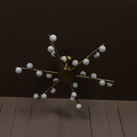 Gine Marble Bulk Antique Chandelier 85 Cm - Heka Lighting & Trading Limited