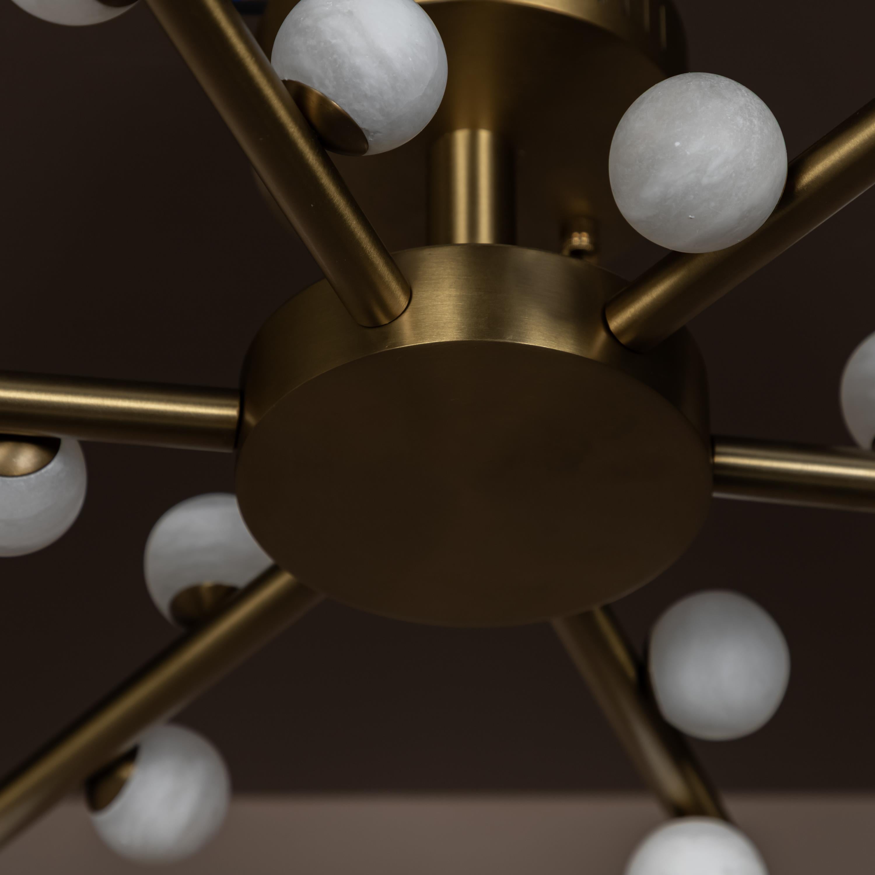 Gine Marble Bulk Antique Chandelier 85 Cm - Heka Lighting & Trading Limited