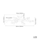 Gine Marble Bulk Antique Chandelier 85 Cm - Heka Lighting & Trading Limited