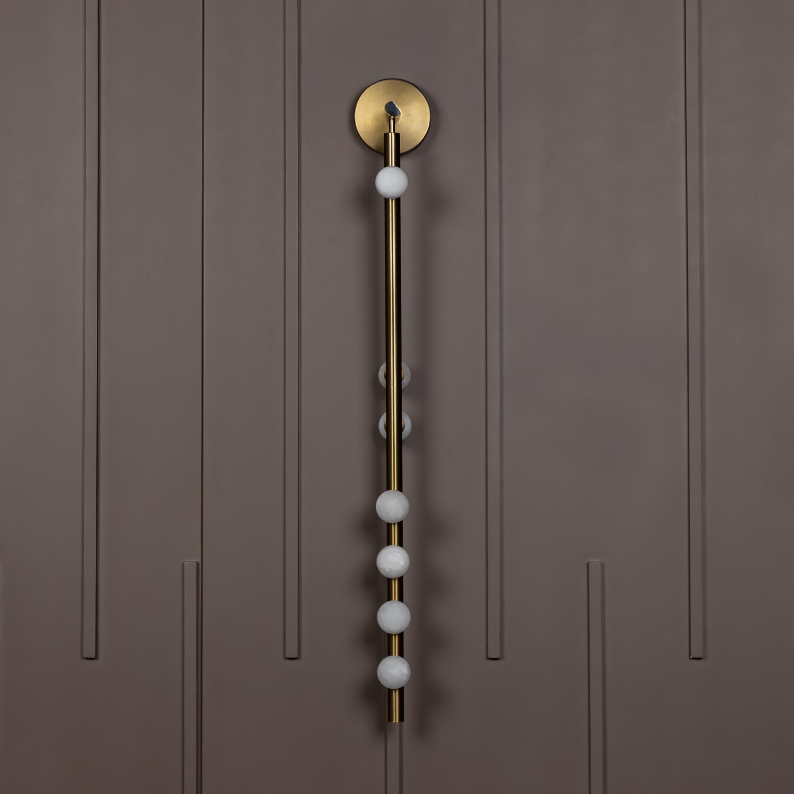 Gine Marble Bulk Antique Wall Sconce 103 Cm - Heka Lighting & Trading Limited