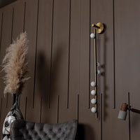 Gine Marble Bulk Antique Wall Sconce 103 Cm - Heka Lighting & Trading Limited