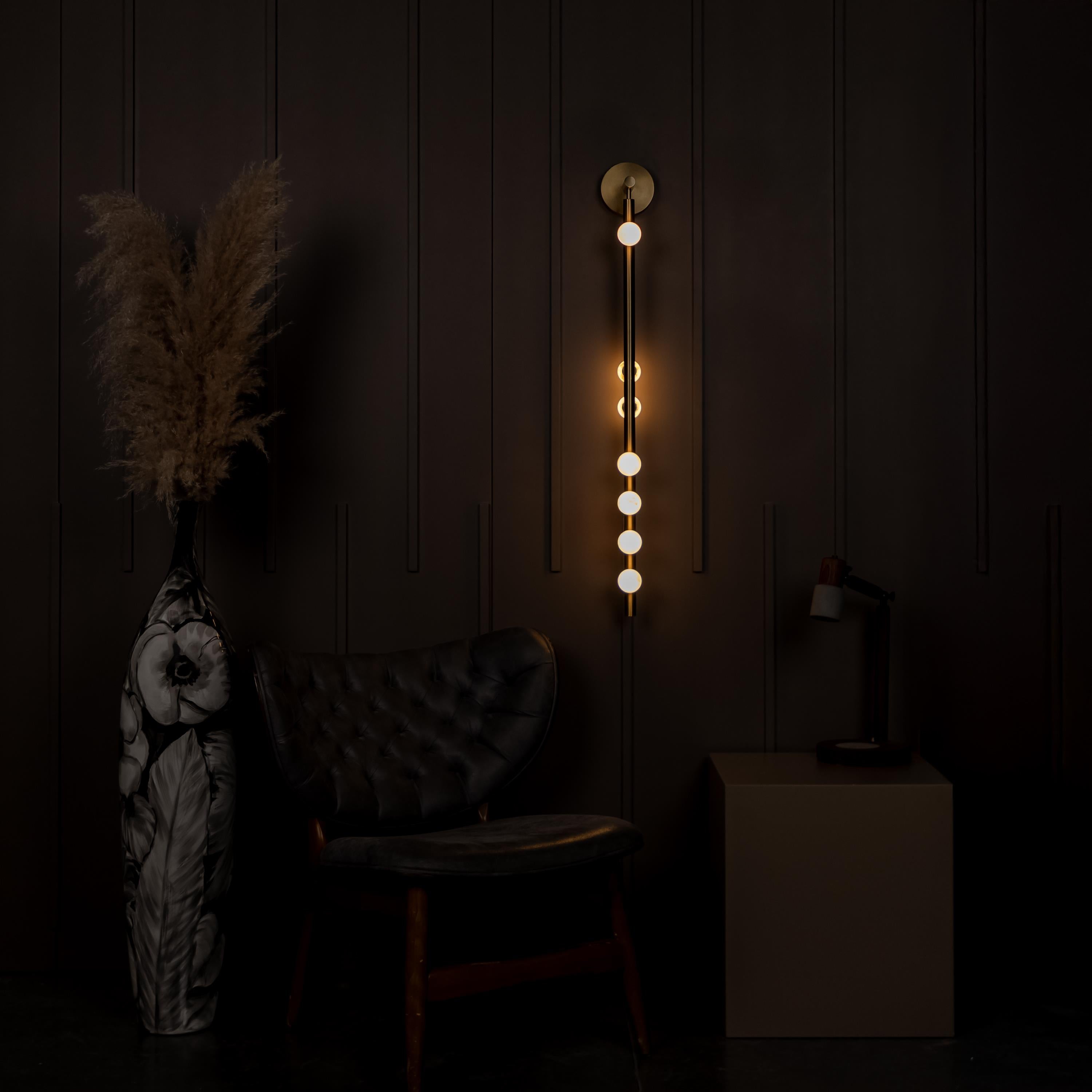 Gine Marble Bulk Antique Wall Sconce 103 Cm - Heka Lighting & Trading Limited