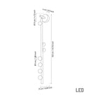 Gine Marble Bulk Antique Wall Sconce 103 Cm - Heka Lighting & Trading Limited