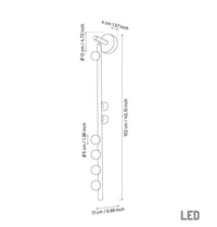 Gine Marble Bulk Antique Wall Sconce 103 Cm - Heka Lighting & Trading Limited