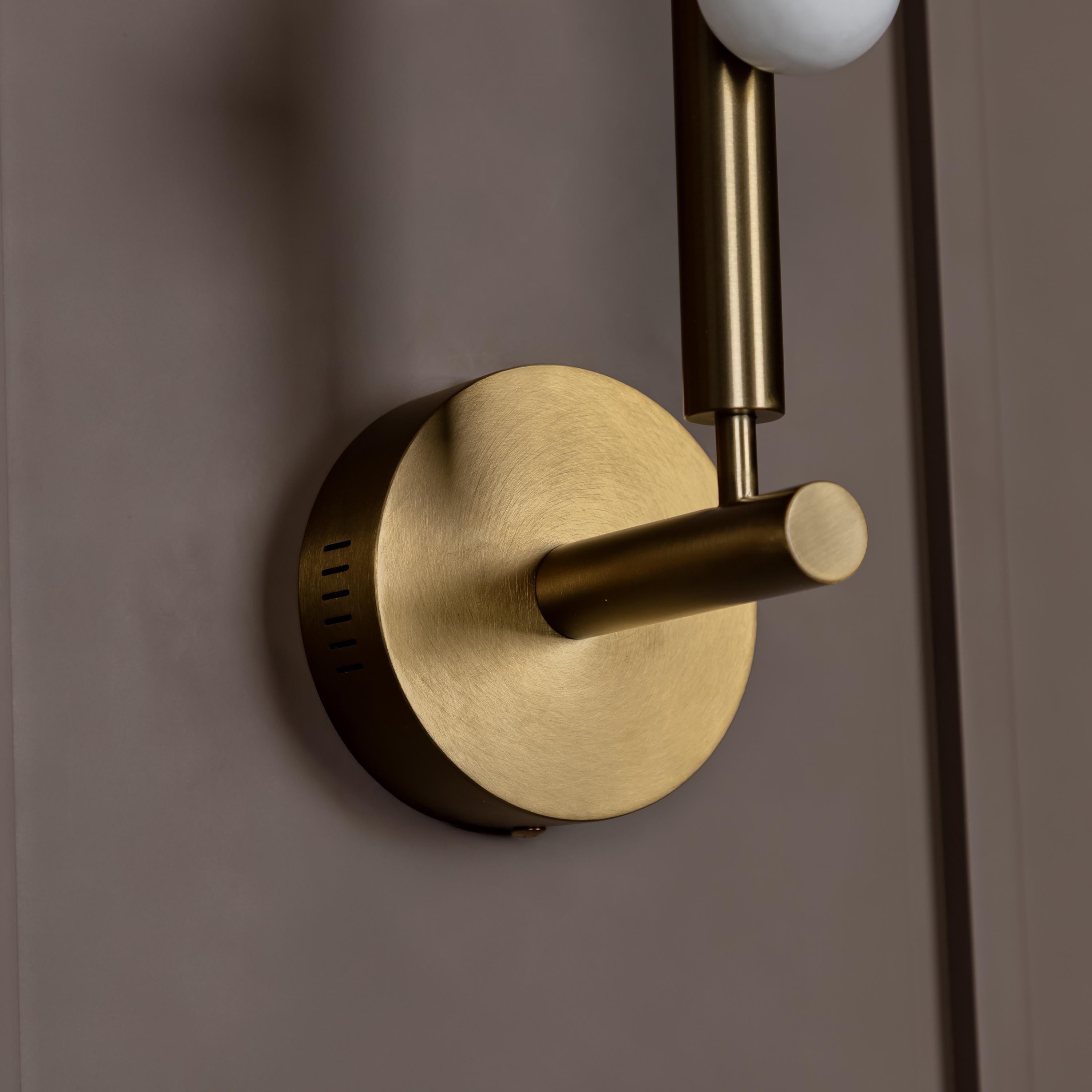 Gine Marble Bulk Antique Wall Sconce 50 Cm - Heka Lighting & Trading Limited