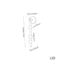 Gine Marble Bulk Antique Wall Sconce 50 Cm - Heka Lighting & Trading Limited