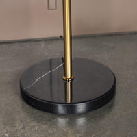 Gine Marble Bulk Brushed Brass Floor Lamp - Heka Lighting & Trading Limited
