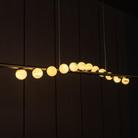 Gine Marble Bulk Dining Table Chandelier 120 Cm - Heka Lighting & Trading Limited