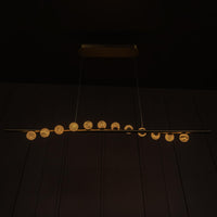 Gine Marble Bulk Dining Table Chandelier 120 Cm - Heka Lighting & Trading Limited