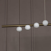 Gine Marble Bulk Dining Table Chandelier 120 Cm - Heka Lighting & Trading Limited