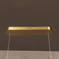 Gine Marble Bulk Dining Table Chandelier 120 Cm - Heka Lighting & Trading Limited