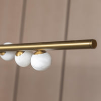 Gine Marble Bulk Dining Table Chandelier 120 Cm - Heka Lighting & Trading Limited