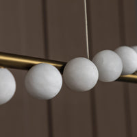 Gine Marble Bulk Dining Table Chandelier 120 Cm - Heka Lighting & Trading Limited