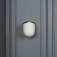 Gize Soft Brushed Brass Glass Wall Sconce - Heka Lighting & Trading Limited