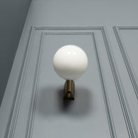 Gize Soft Brushed Brass Glass Wall Sconce - Heka Lighting & Trading Limited