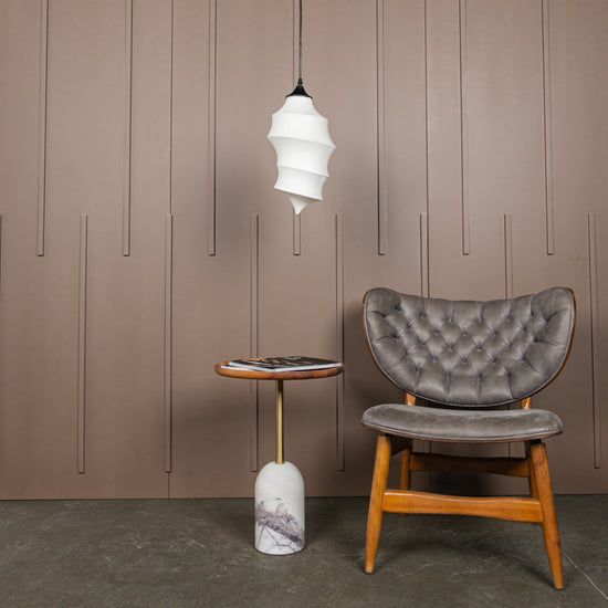 Ceres Soft Touch White Pendant Light Chandelier 20Cm