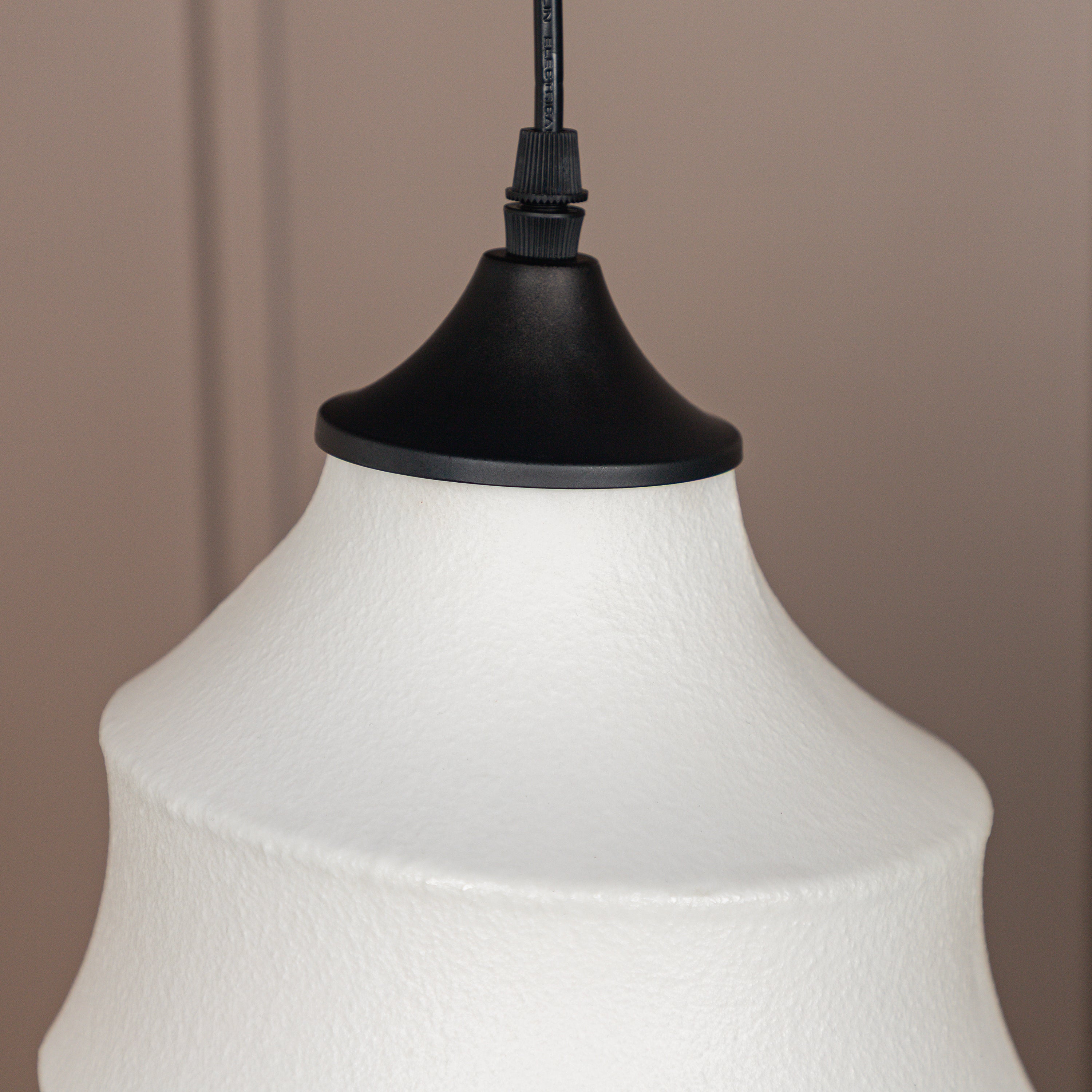 Ceres Soft Touch White Pendant Light Chandelier 20Cm