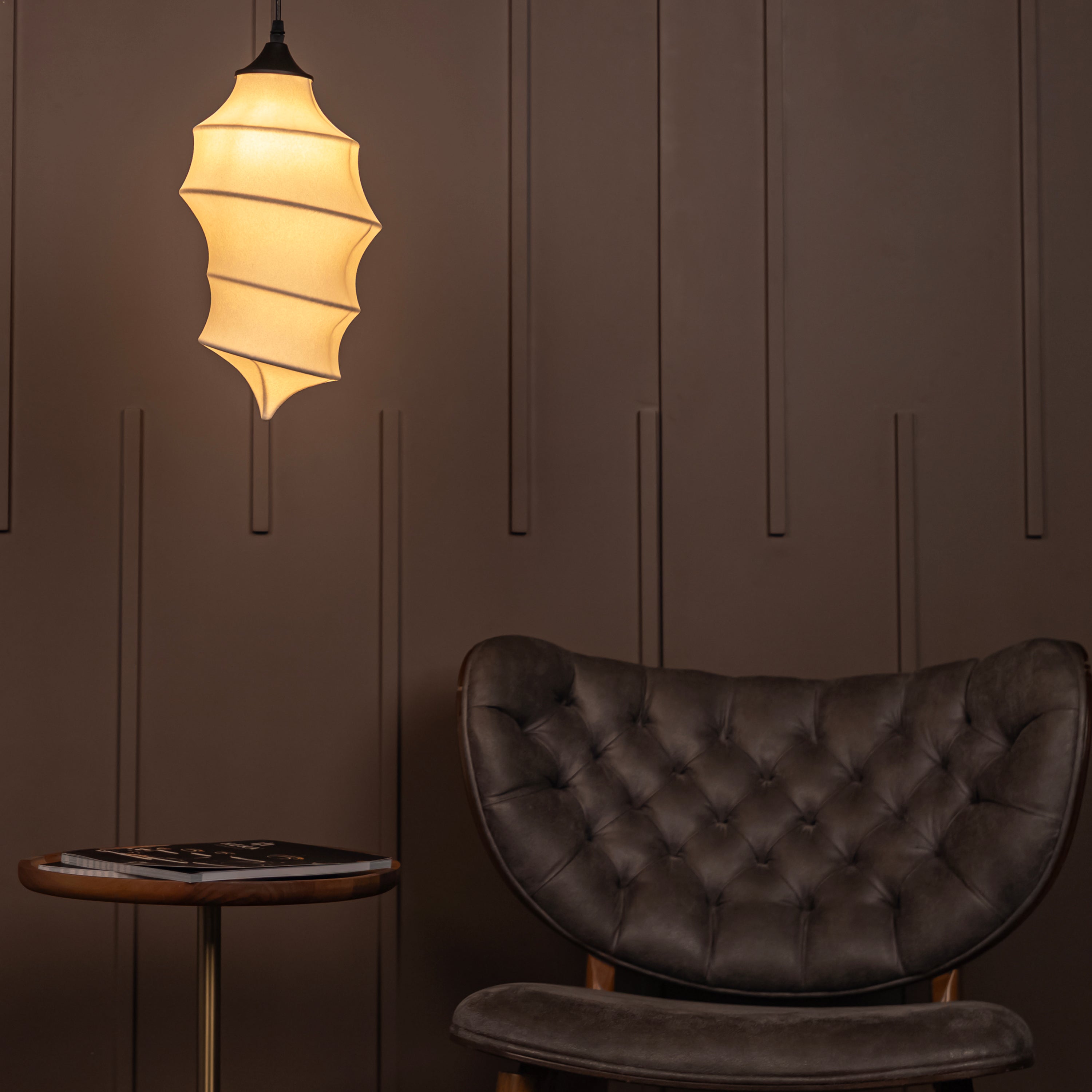 Ceres Soft Touch White Pendant Light Chandelier 20Cm