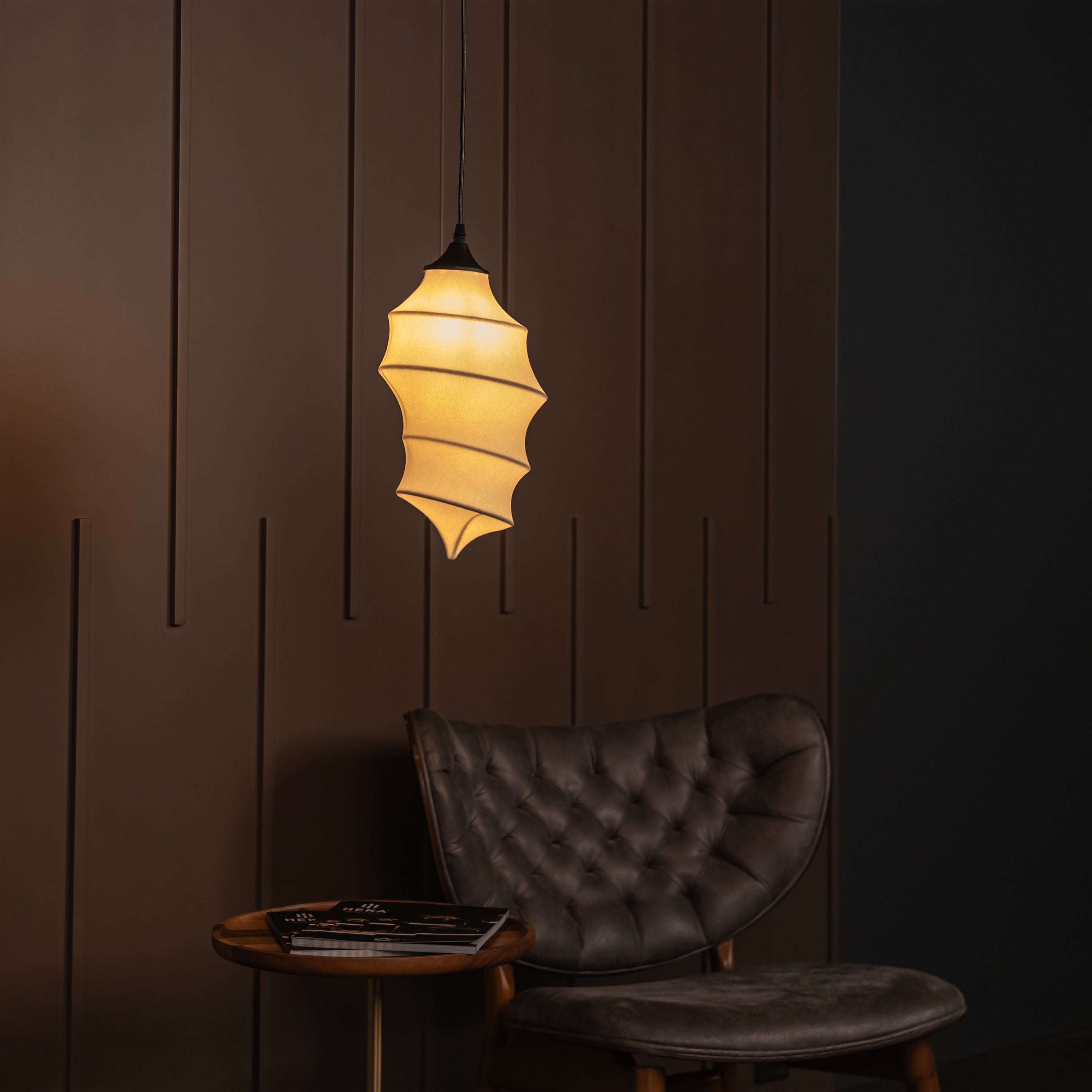 Ceres Soft Touch White Pendant Light Chandelier 20Cm