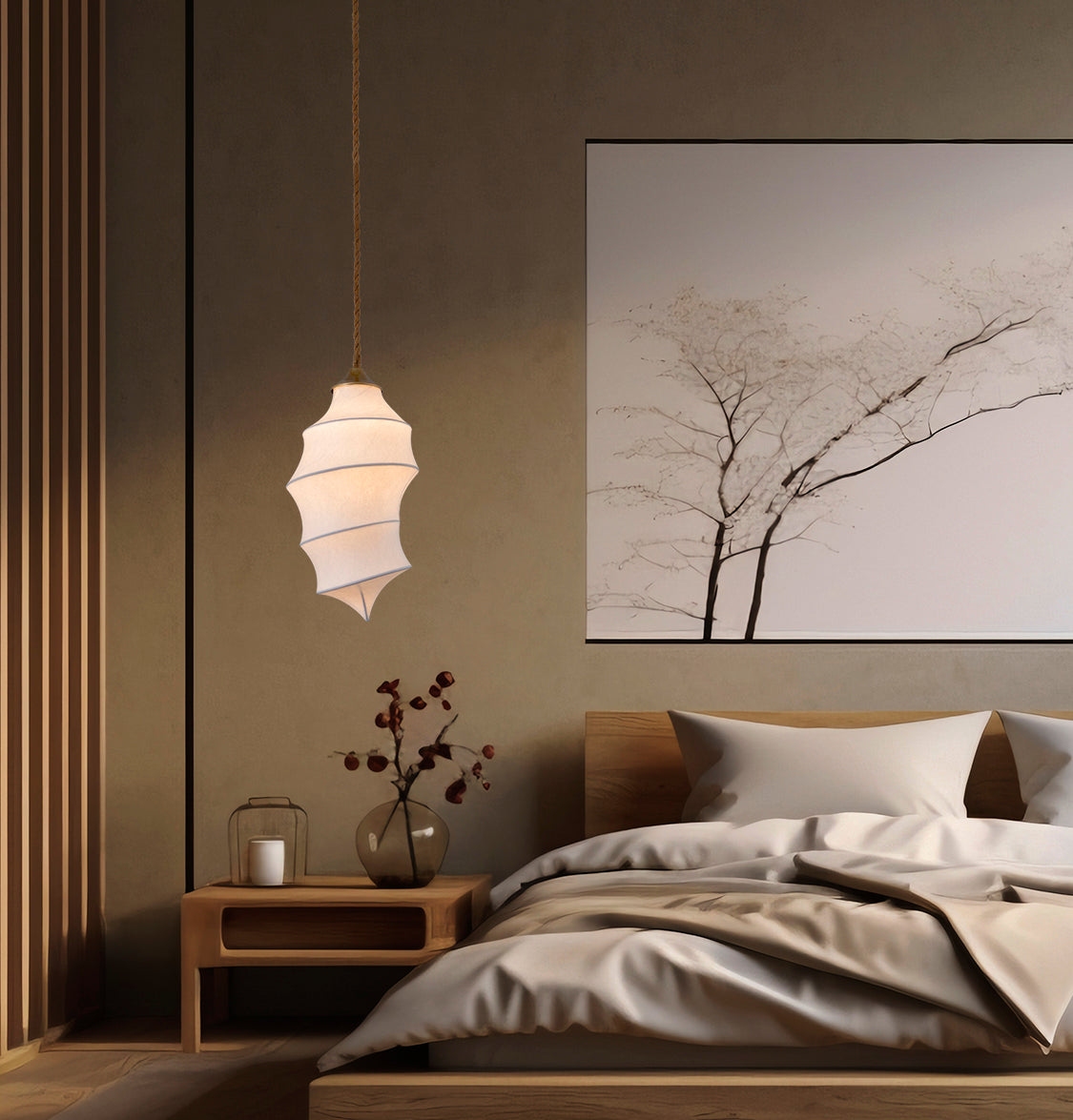 Ceres Soft Touch White Pendant Light Chandelier 20Cm - Heka Lighting & Trading Limited