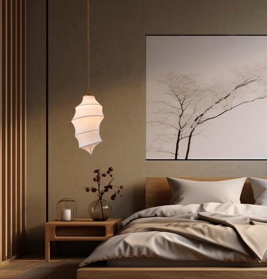 Ceres Soft Touch White Pendant Light Chandelier 20Cm