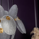 Gana White Frosted Glass Antique Chandelier 50 Cm - Heka Lighting & Trading Limited