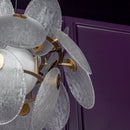 Gana White Frosted Glass Antique Chandelier 50 Cm - Heka Lighting & Trading Limited