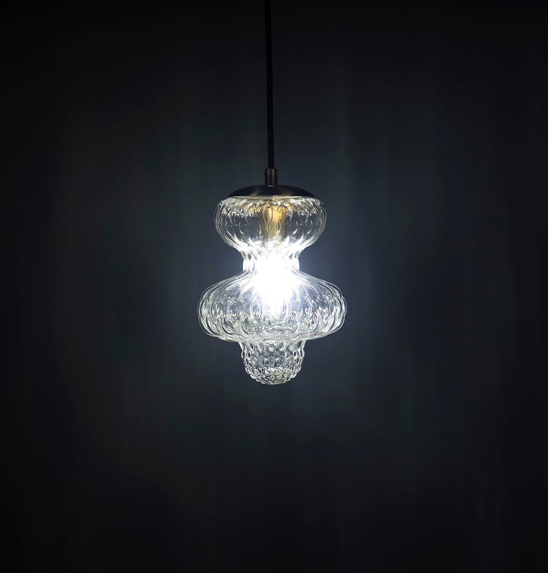 Lange Transparent Glass Antique E14 Pendant Light Chandelier 20 Cm - Heka Lighting & Trading Limited