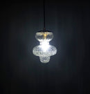 Lange Transparent Glass Antique E14 Pendant Light Chandelier 20 Cm - Heka Lighting & Trading Limited