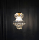 Lange Transparent Glass Antique E27 Pendant Light Chandelier 25 Cm - Heka Lighting & Trading Limited
