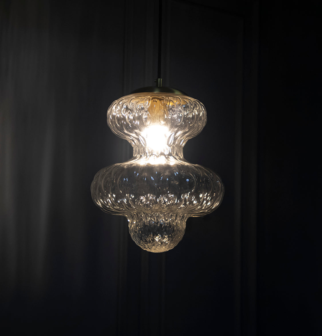Lange Transparent Glass Antique E27 Pendant Light Chandelier 30Cm - Heka Lighting & Trading Limited