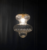 Lange Transparent Glass Antique E27 Pendant Light Chandelier 30Cm - Heka Lighting & Trading Limited