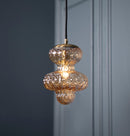 Lange Honey Glass Antique Pendant Light Chandelier 20 Cm - Heka Lighting & Trading Limited