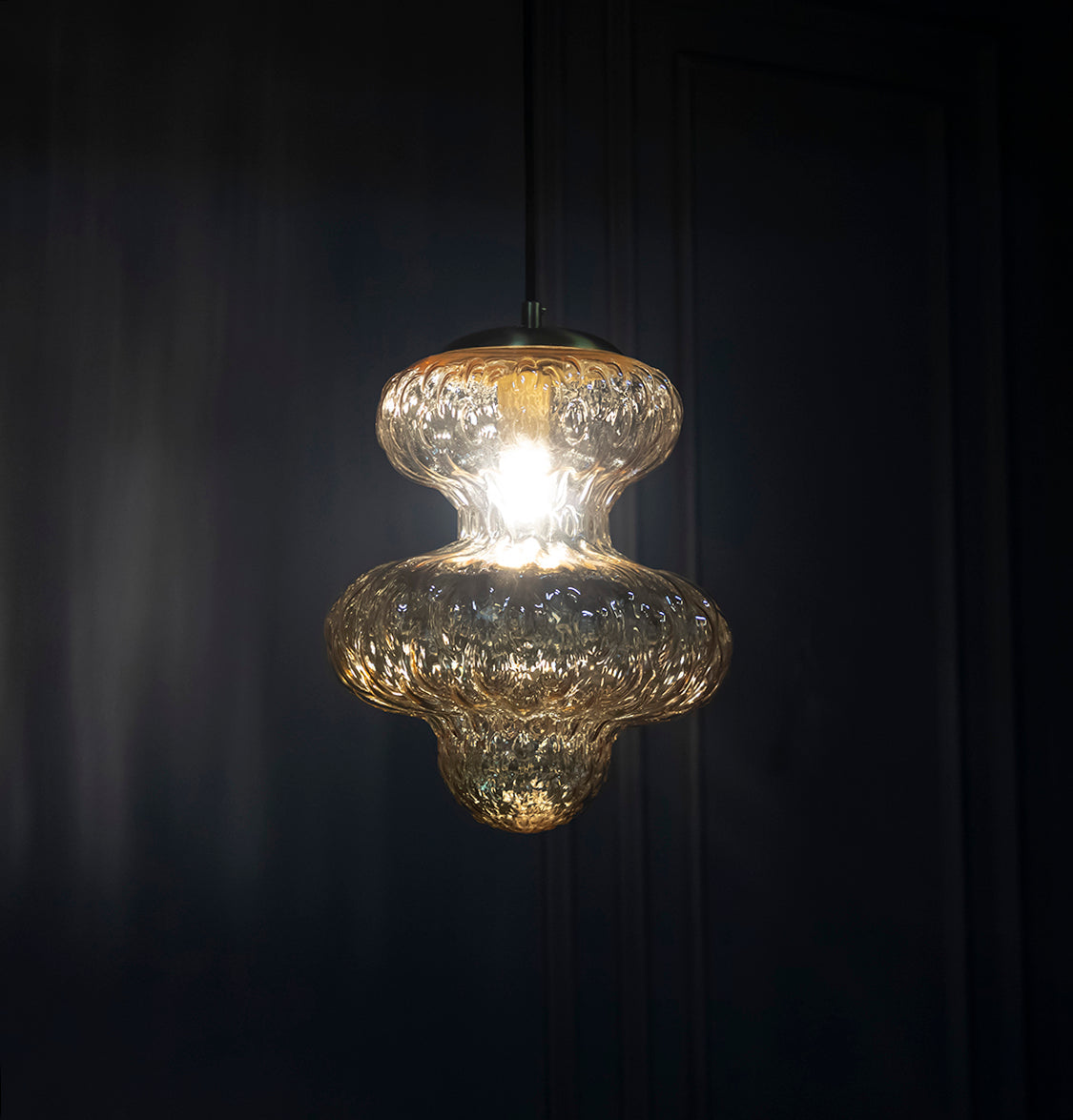Lange Honey Glass Antique Pendant Light Chandelier 30 Cm - Heka Lighting & Trading Limited
