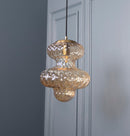 Lange Honey Glass Antique Pendant Light Chandelier 30 Cm - Heka Lighting & Trading Limited