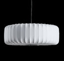 Planet Soft Touch White Cylinder Pendant Light Chandelier 68 Cm - Heka Lighting & Trading Limited