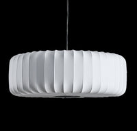 Planet Soft Touch White Cylinder Pendant Light Chandelier 68 Cm - Heka Lighting & Trading Limited