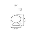 Solar Soft Touch White Knotted Pendant Light Chandelier 40X41 Cm - Heka Lighting & Trading Limited