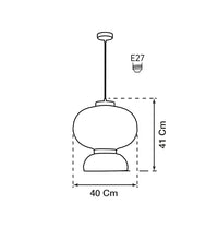 Solar Soft Touch White Knotted Pendant Light Chandelier 40X41 Cm - Heka Lighting & Trading Limited