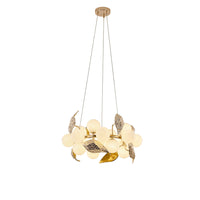 Doha 15 Piece Gold Chandelier - Heka Lighting & Trading Limited