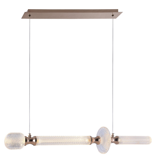 Cibuti Acrylic Antique Transparent Dining Table Top Chandelier