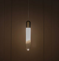 Manila Transparent Glass Gold Single Pendant Light Chandelier - Heka Lighting & Trading Limited