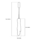 Kardal Transparent Acrylic Gold Led Pendant Light 50 Cm - Heka Lighting & Trading Limited