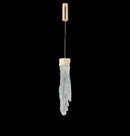 Kardal Smoked Acrylic Gold Led Pendant Light 50 Cm - Heka Lighting & Trading Limited