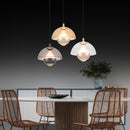 Bumin Smoked Acrylic Black Aluminum Led Pendant Light 18 Cm - Heka Lighting & Trading Limited