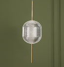 Sofya Acrylic Transparent Antique Glass Led Pendant Light Chandelier 21 Cm - Heka Lighting & Trading Limited