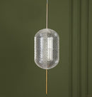 Sofia Acrylic Transparent Antique Glass Led Pendant Light Chandelier 28 Cm - Heka Lighting & Trading Limited
