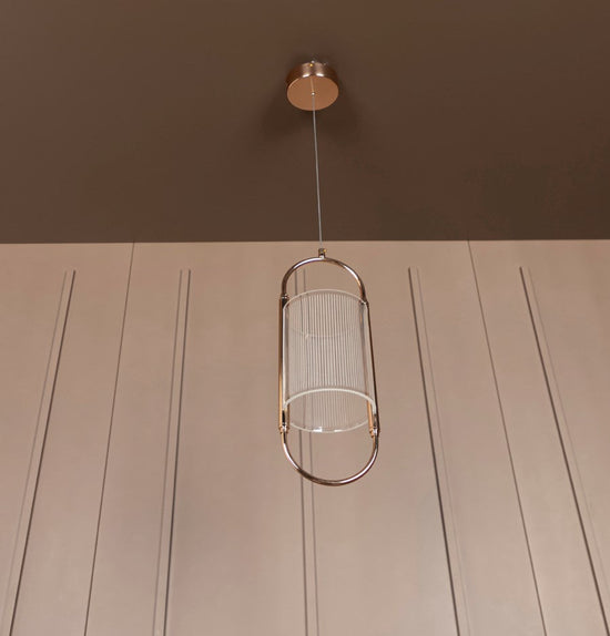 Alaca Single Acrylic Pendant Light Chandelier 48 Cm