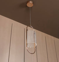 Alaca Single Acrylic Pendant Light Chandelier 48 Cm - Heka Lighting & Trading Limited